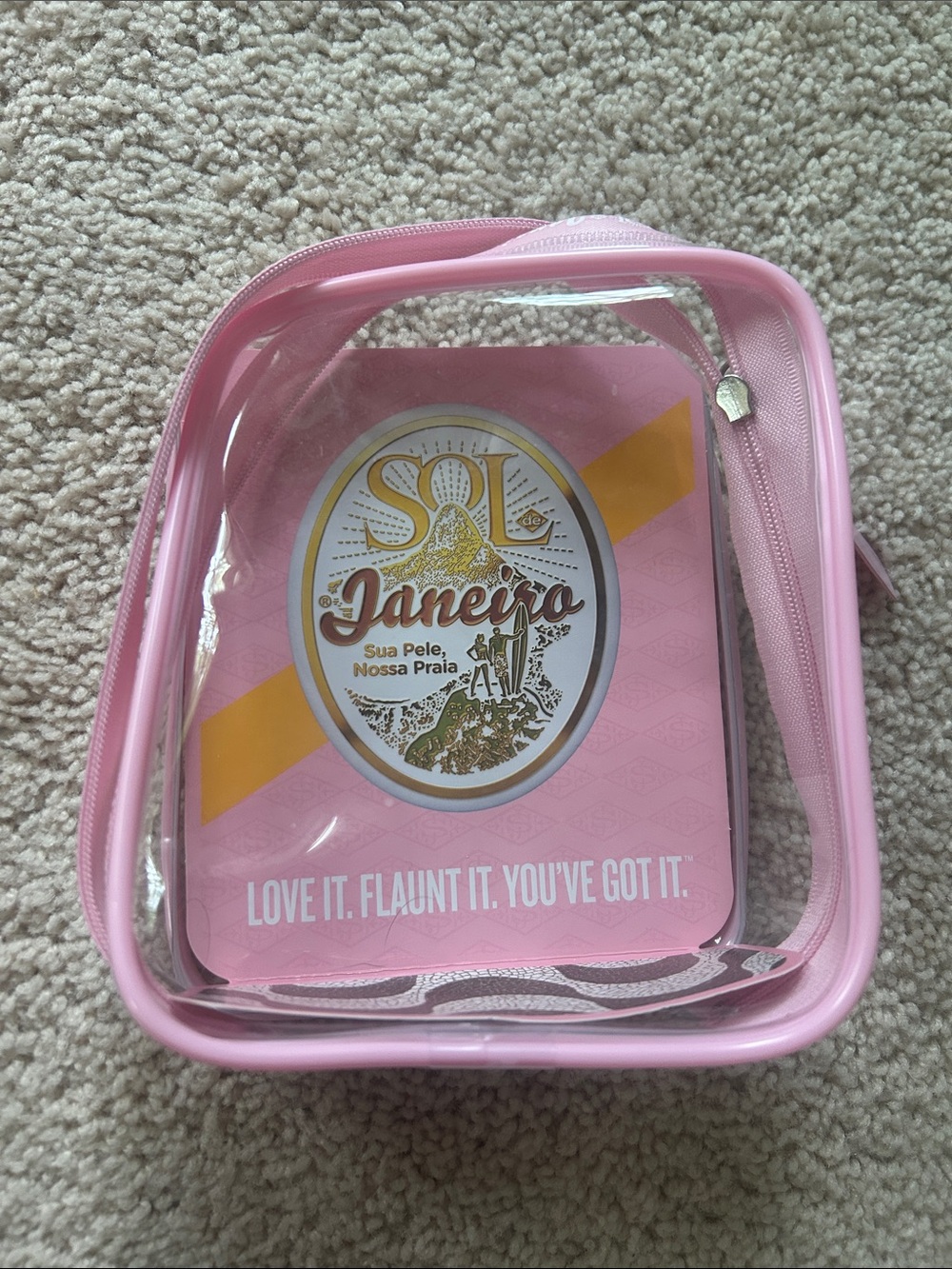 Sol de Janeiro Pink Cosmetic Travel Bag
